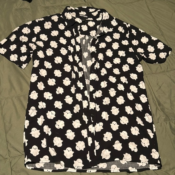 Ghost Button Up Shirt - Picture 1 of 3